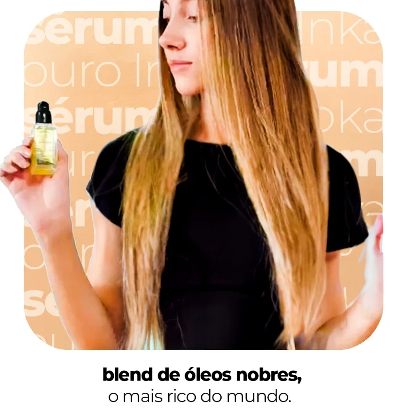 ouro inka - finalizador serum lizzon professional
