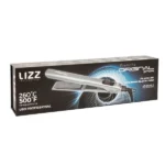 Uma caixa contendo uma chapinha Prancha Original Extreme 260 °C/500 °F da Lizz Professional, exibindo a imagem do produto, a faixa de temperatura de 260 °C/500 °F e as características descritas em português.