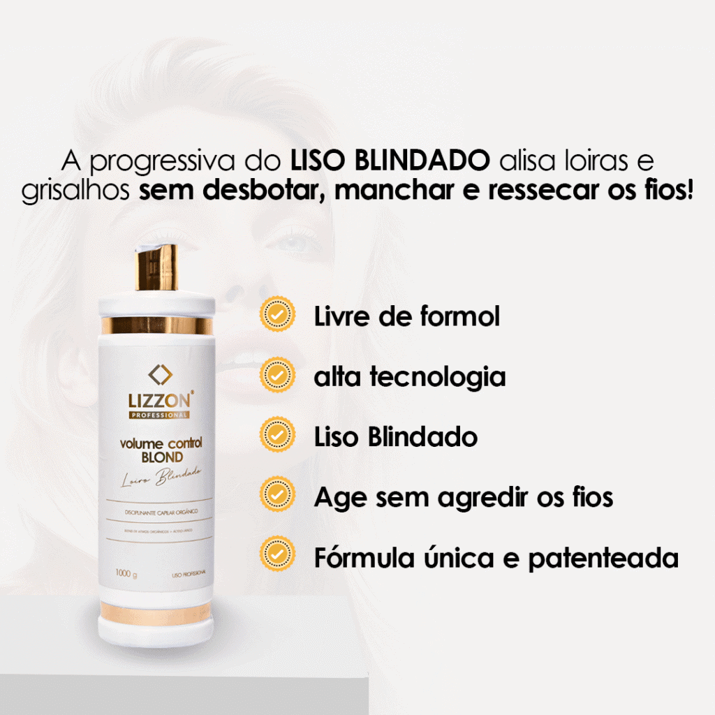 Kit Liso Blindado Blond + Pré Liss