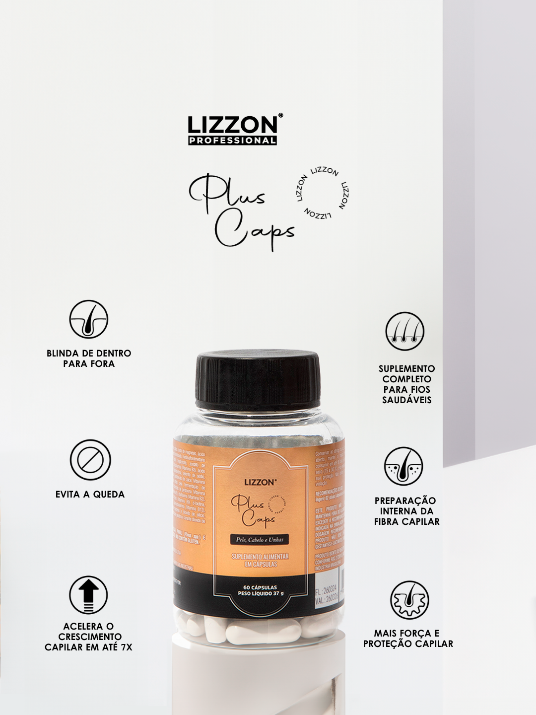 lizzon plus caps