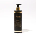 Três frascos pretos e dourados do Lizzon Professional 15 em 1 (500 ml cada) estão na vertical em um fundo branco liso.