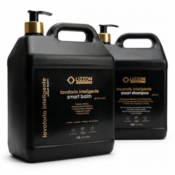 Kit Lavatório Inteligente Coiffeur (Smart Balm 5 em 1 + Smart Shampoo)