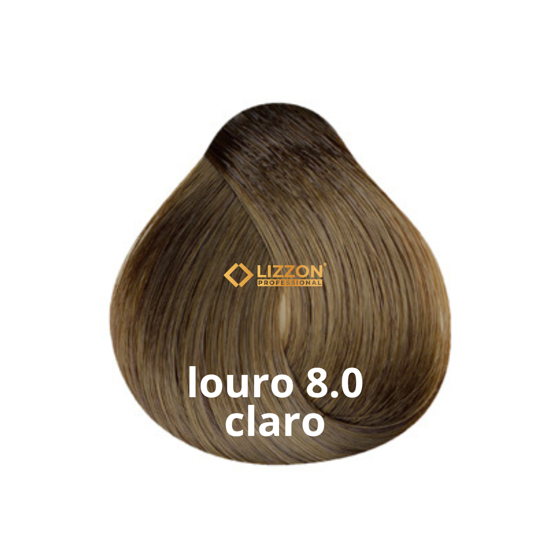 Uma amostra de cor de cabelo rotulada como 