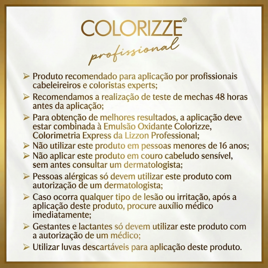 Colorizze: Coloração Creme Permanente (Pague 2 Leve 3)
