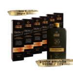Cinco caixas de Colorizze Coloração Creme Permanente Leve 3 Pague 2 (combo 6 unidades) são exibidas atrás de um Lizzon Emulsão 20V de 900 ml, com o nome da promoção exibido em português acima e abaixo dos produtos.
