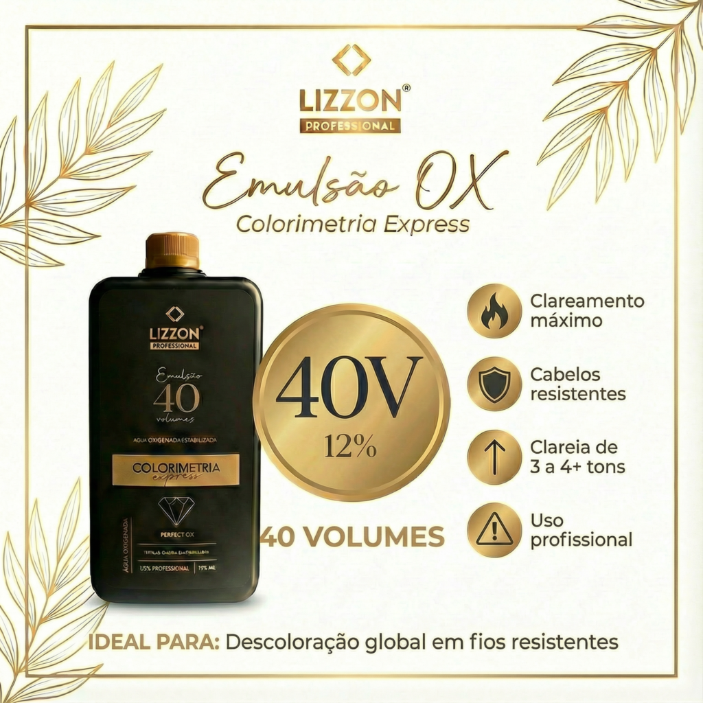 Emulsão Oxidante Express 40Vol. 900ml