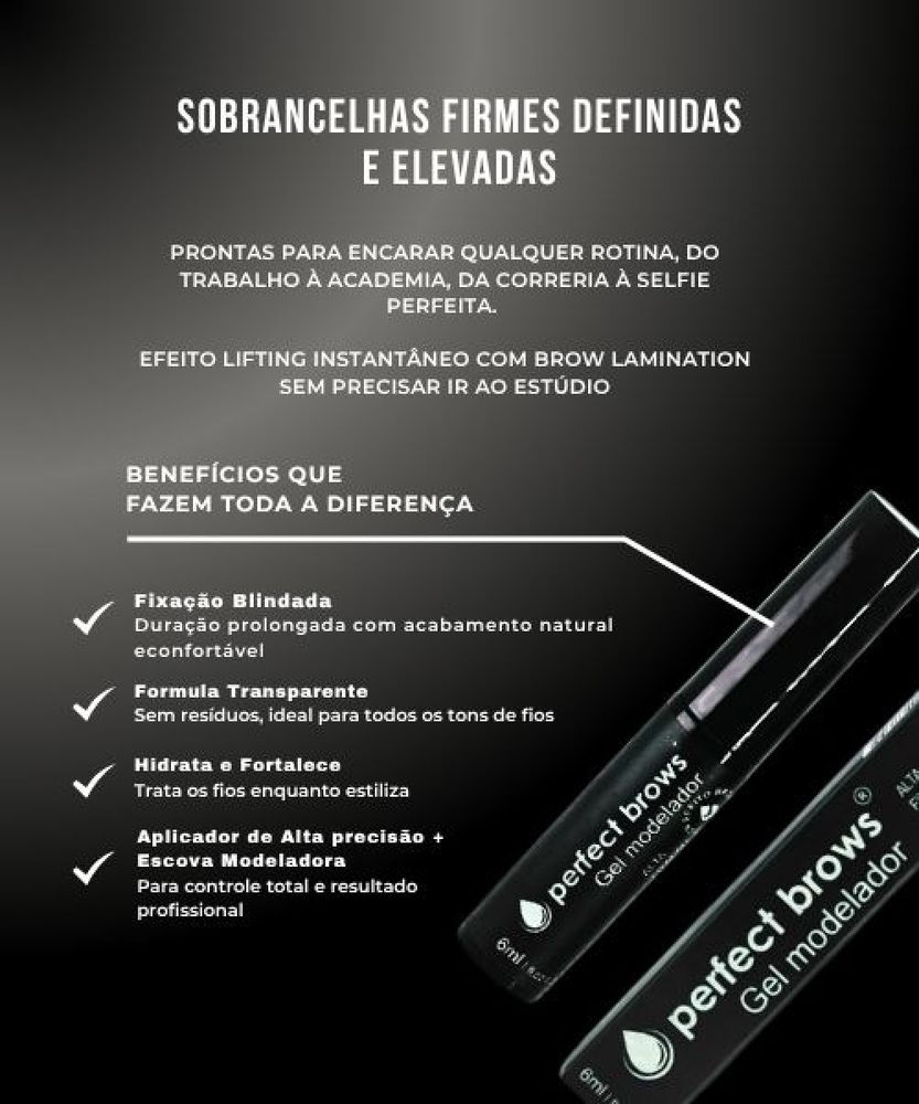 Imagem promocional do gel para sobrancelhas 