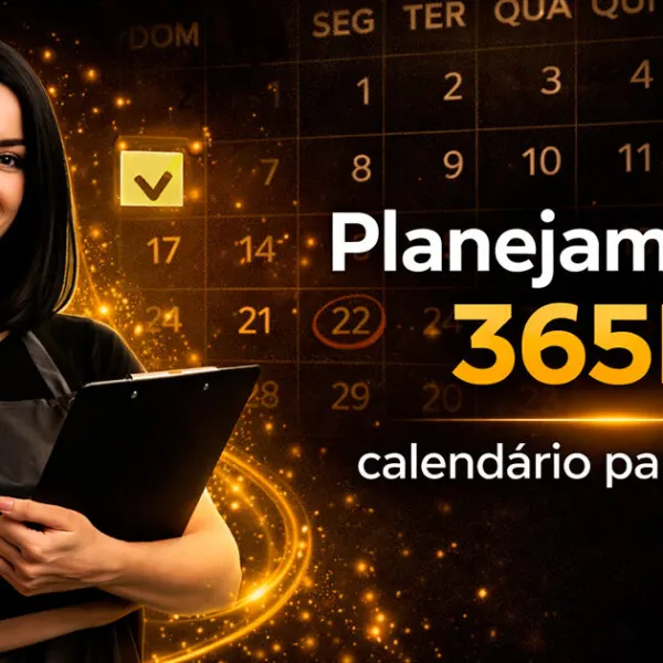 Planejamento 365d calendário
para salão