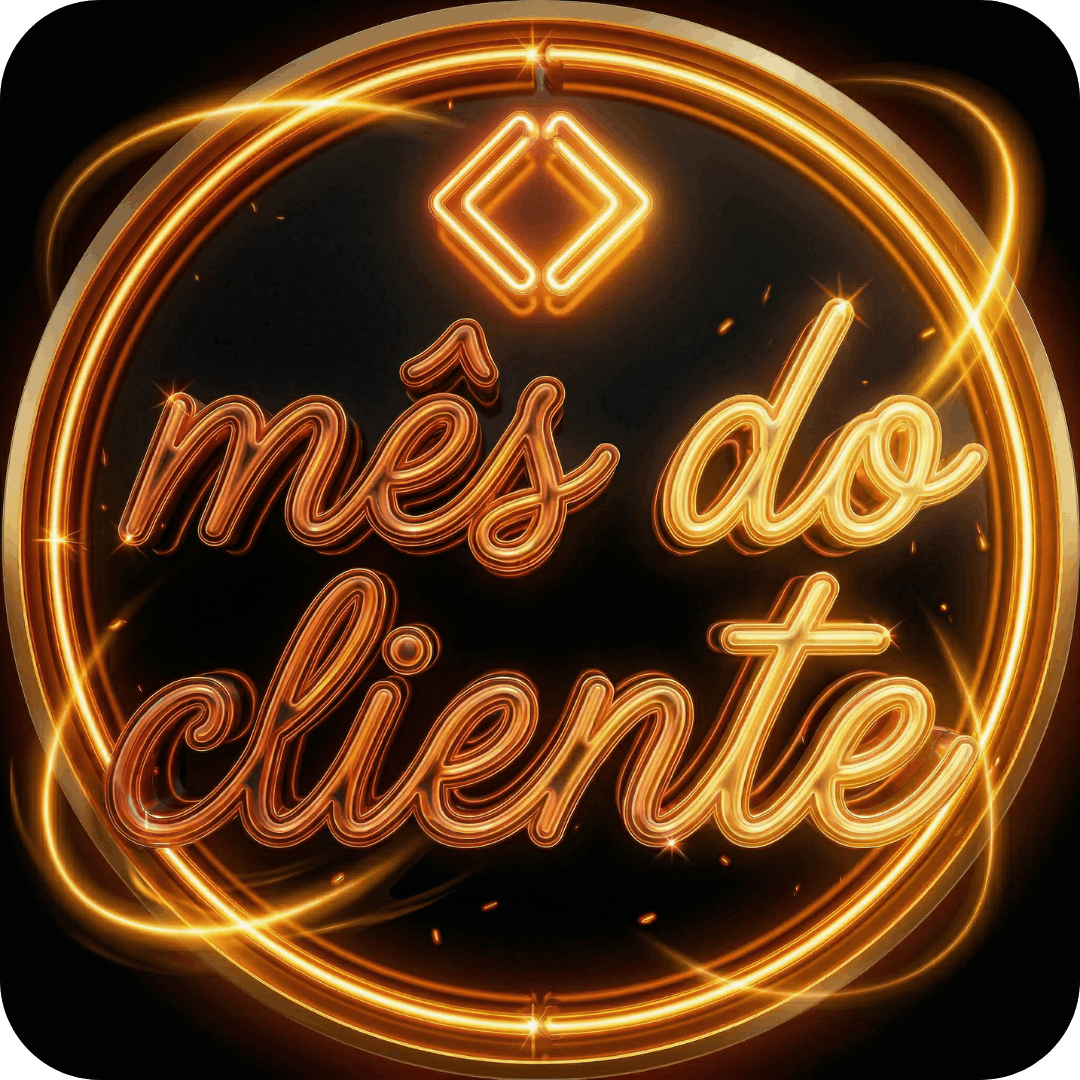 Letreiro de neon brilhante com as palavras 