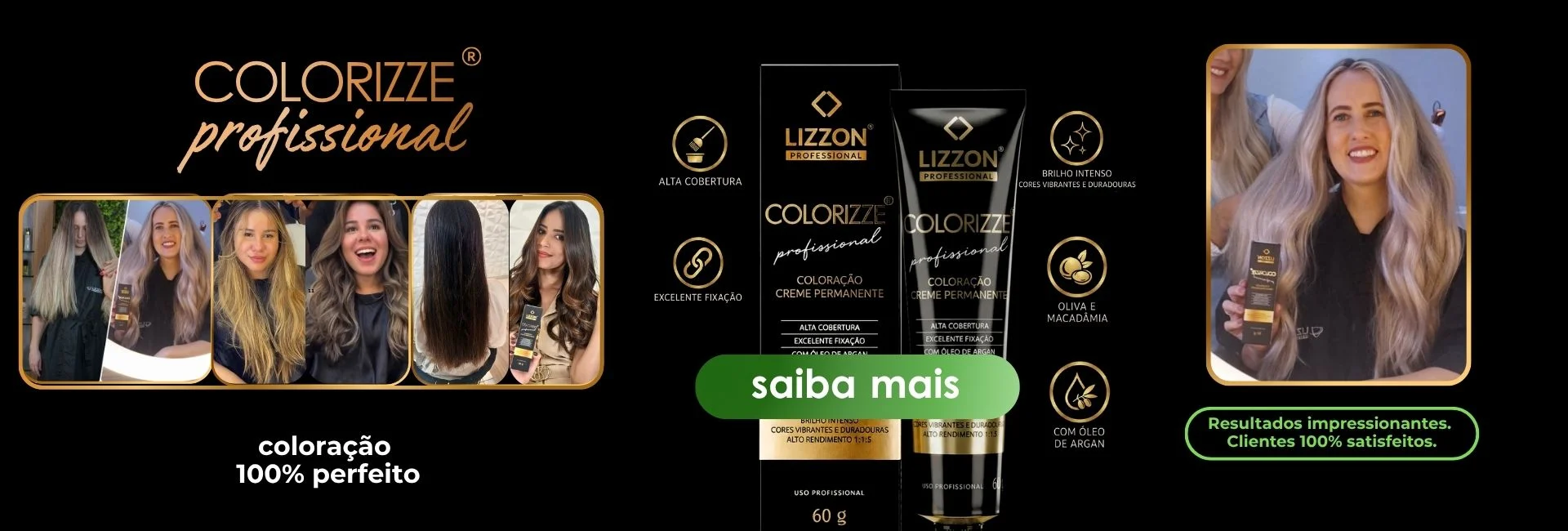 banner com prova social da coloração e com colorizze